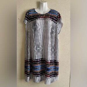 Eloquii Multicolor Striped Dress